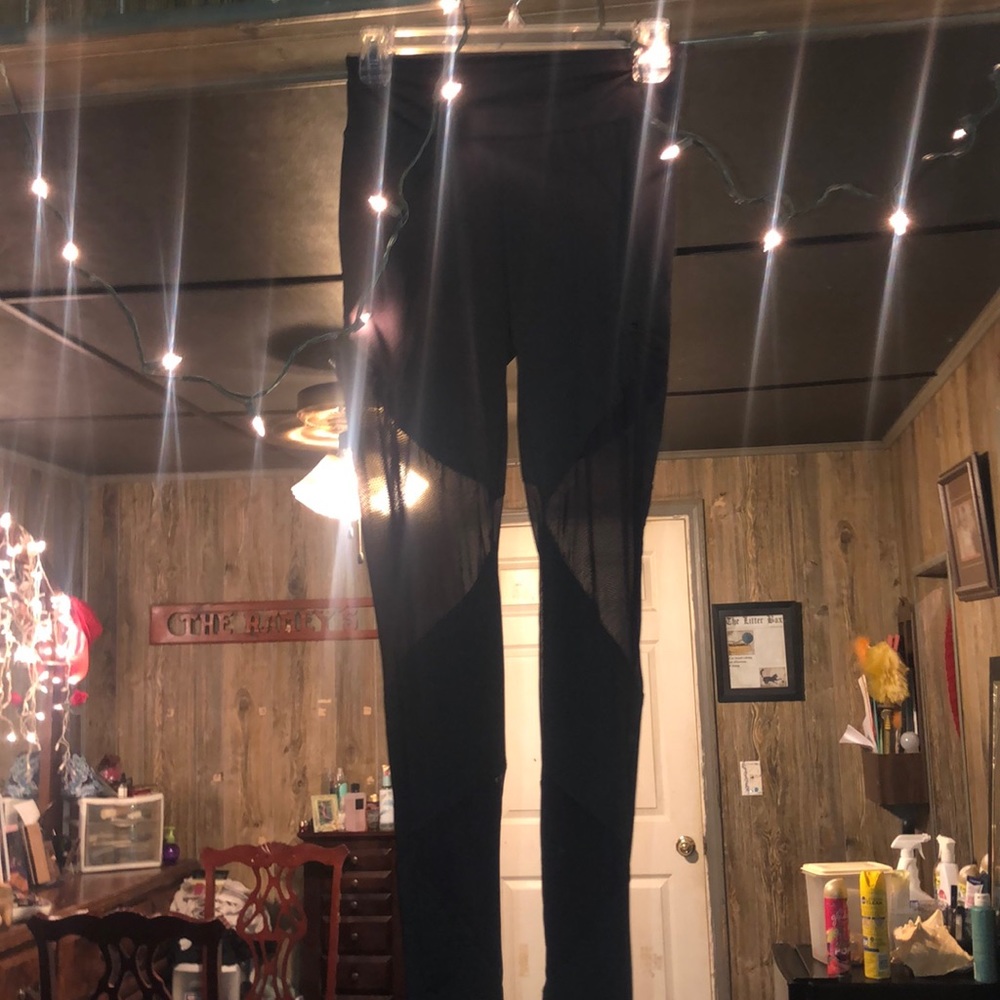 mesh leggings